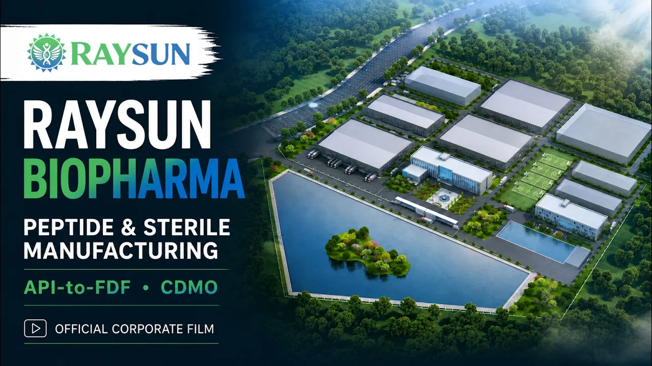 Raysun Biopharma corporate film poster