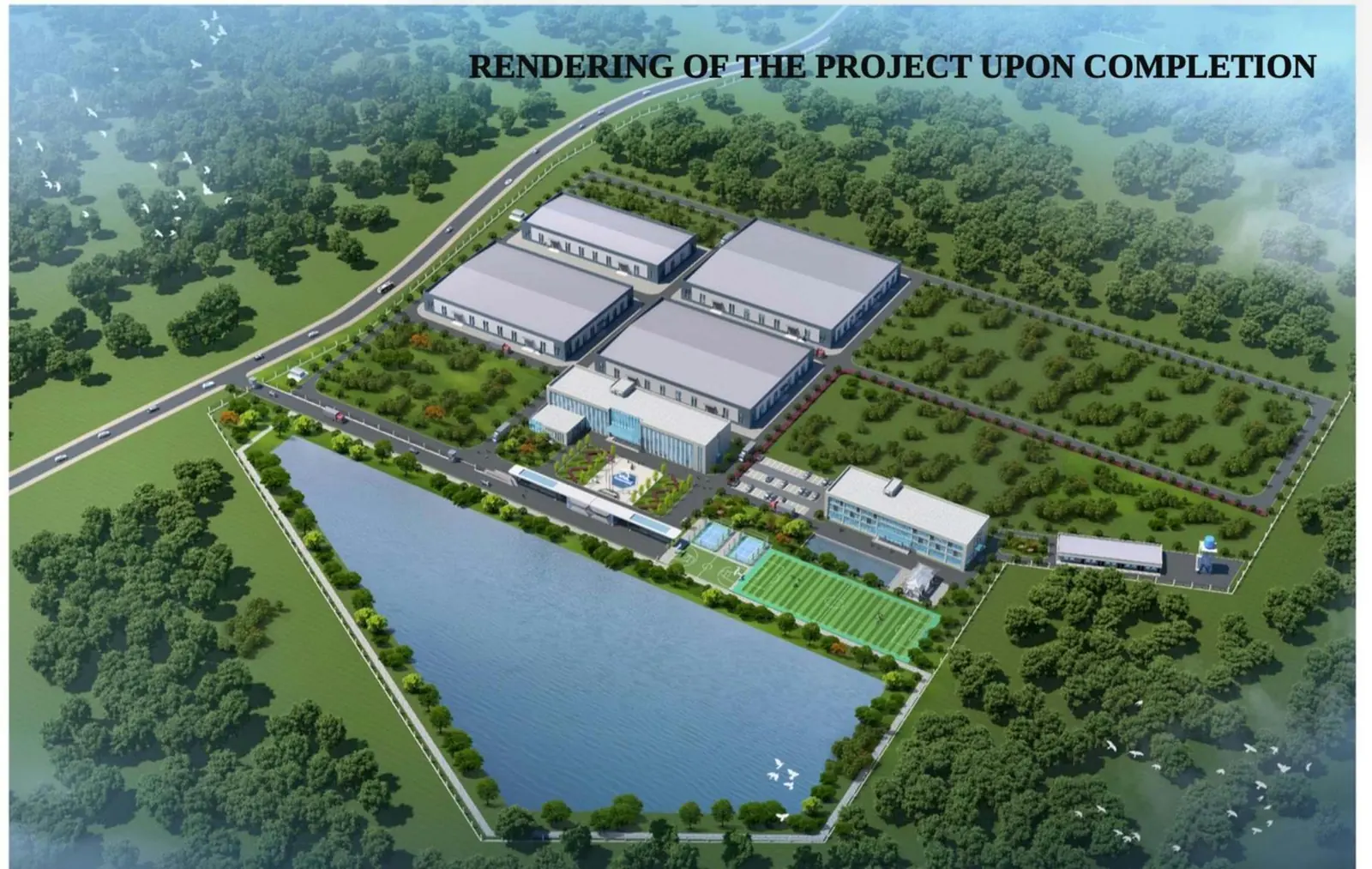 Rendering of the Raysun Vientiane project upon completion