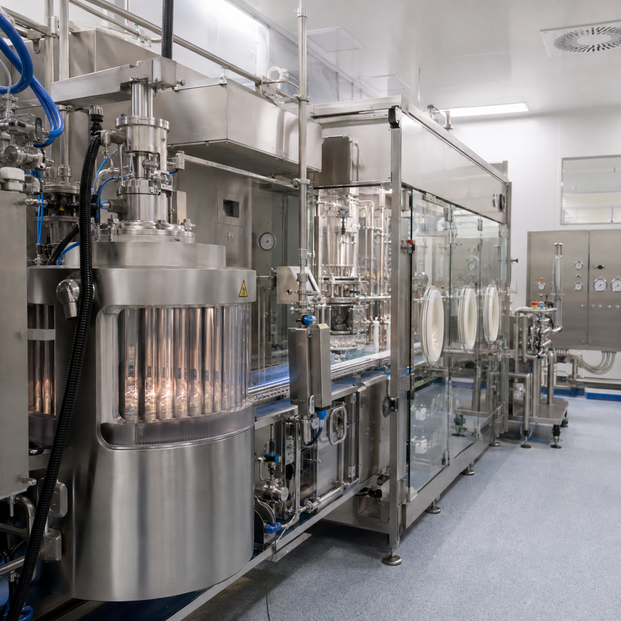 Planned aseptic manufacturing equipment visualization