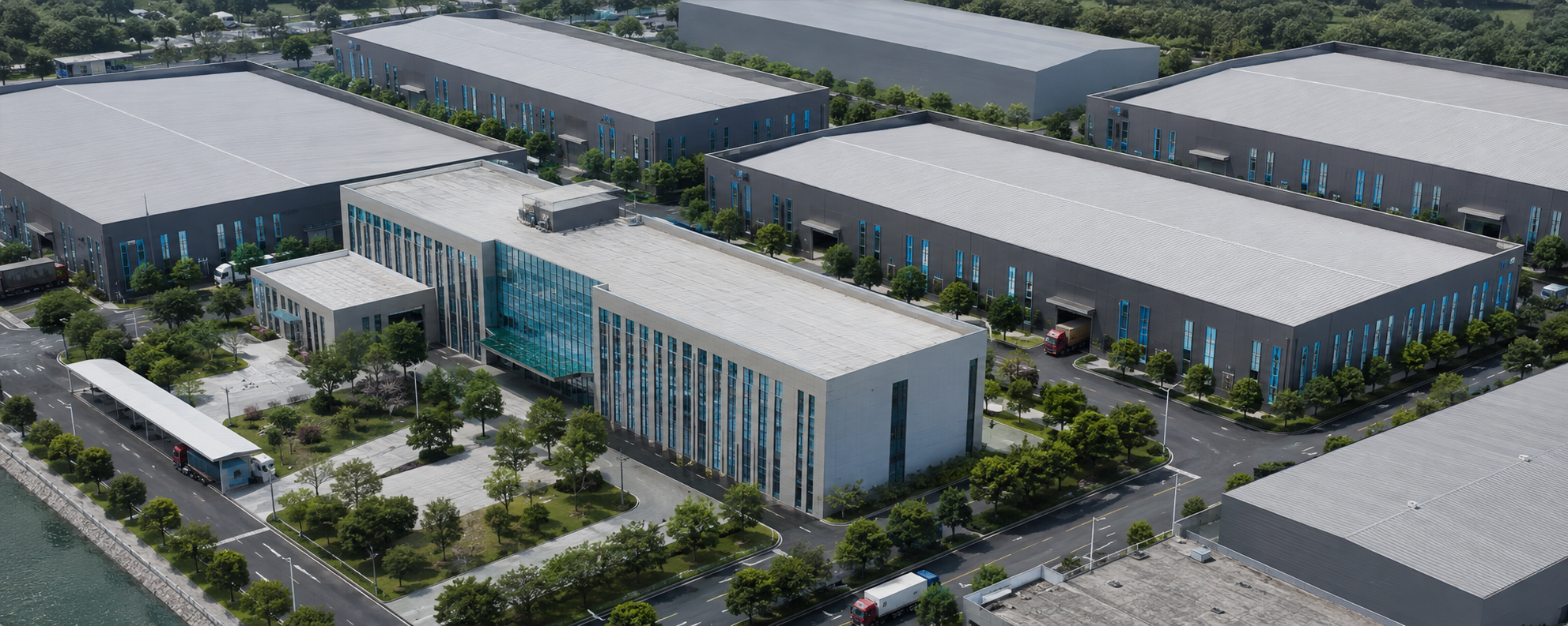 Vientiane manufacturing campus completion visualization