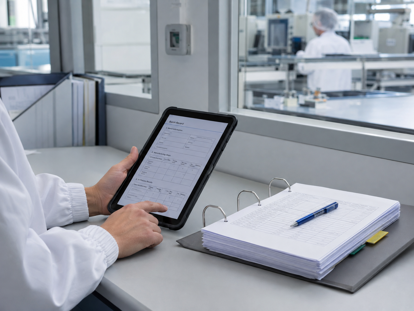 Quality documentation review workflow visualization